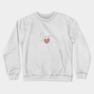 Swirly Love Crewneck Sweatshirt